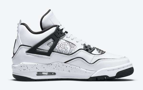 2021 New Air Jordan 4 GS “DIY” DC4101-100 For Sale Online